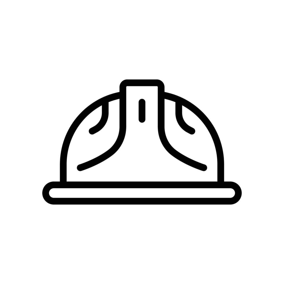 icono de casco de capataz. icono relacionado con la construcción, el día del trabajo. estilo de icono de línea. diseño simple editable vector
