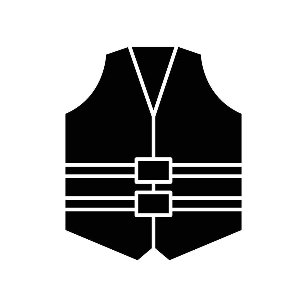 Construction vest icon. icon related to construction, labor day. Glyph icon style, solid. Simple design editable vector