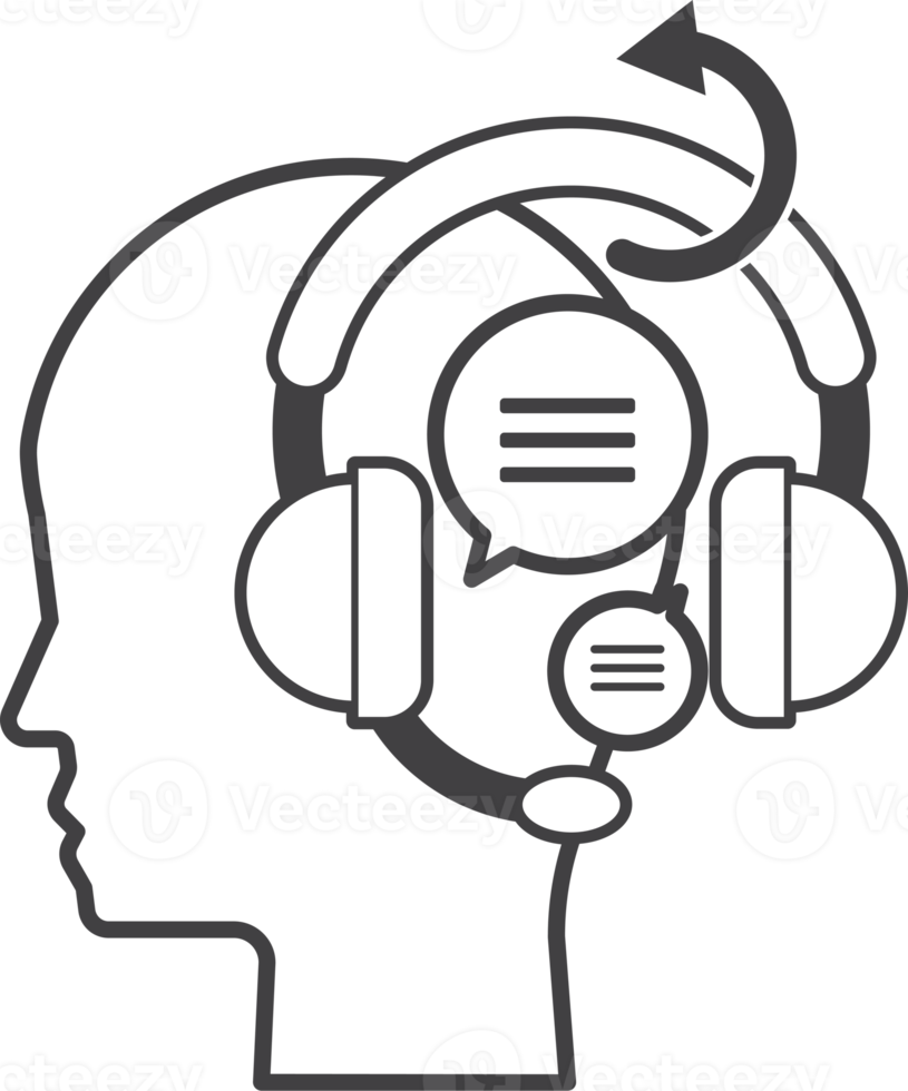 icône de cerveau isolé sur fond transparent png