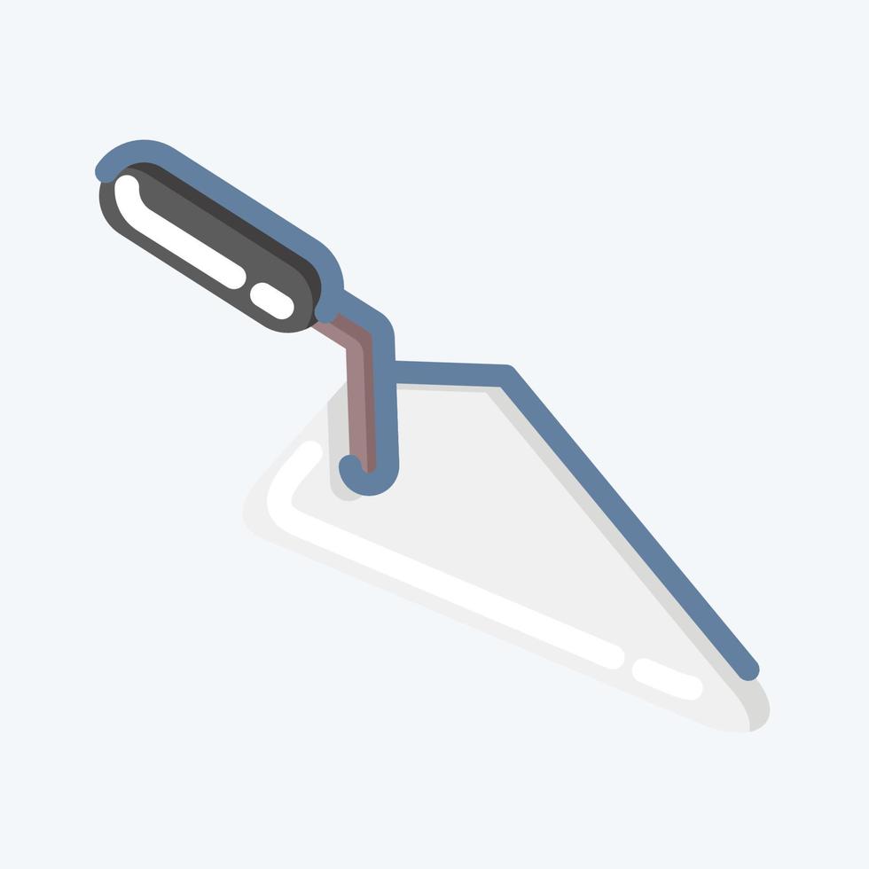 Icon Trowel. suitable for Garden symbol. doodle style. simple design editable. design template vector. simple illustration vector