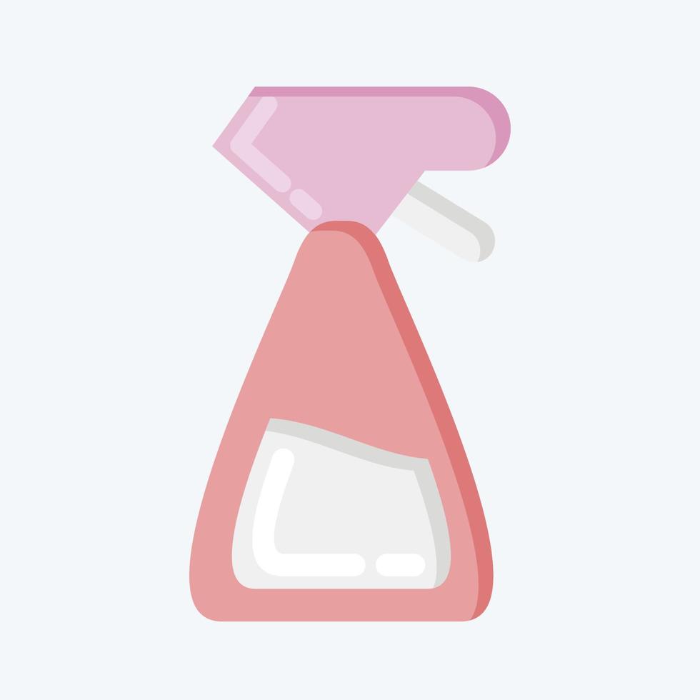 Icon Spray Bottle. suitable for Garden symbol. flat style. simple design editable. design template vector. simple illustration vector