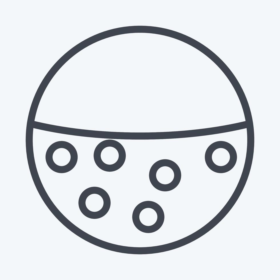 Icon Anti Pill. suitable for sportswear symbol. line style. simple design editable. design template vector. simple illustration vector