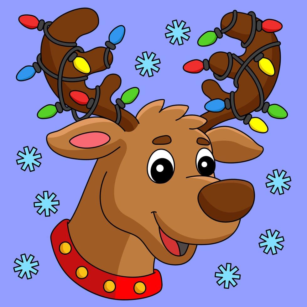 dibujos animados de colores de cabeza de reno de navidad 10788990 Vector en Vecteezy dibujos animados de colores de cabeza de reno de navidad 10788990 Vector en Vecteezy