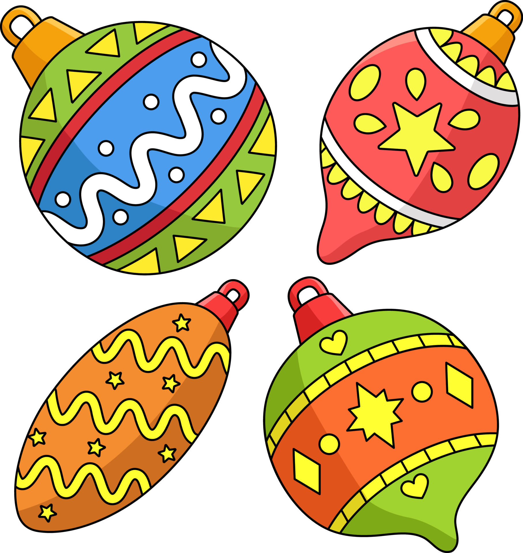 Christmas Ornament Cartoon Colored Clipart 10789070 Vector Art at Vecteezy