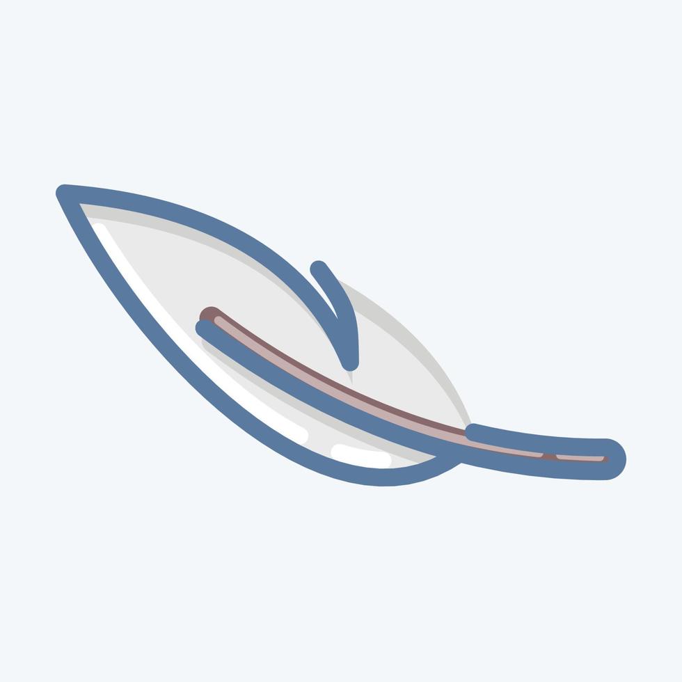 Icon Light Weight. suitable for sportswear symbol. doodle style. simple design editable. design template vector. simple illustration vector