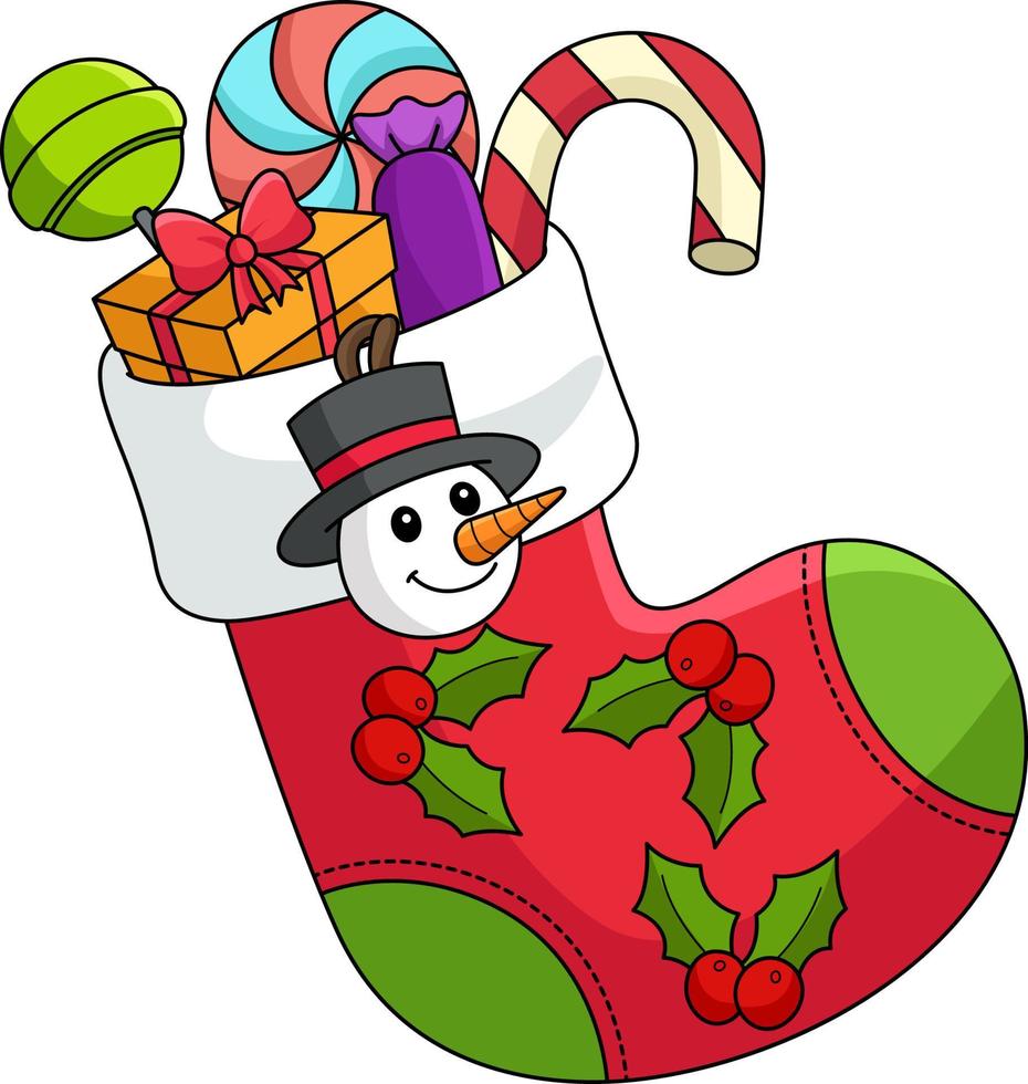 Christmas Stacking Cartoon Colored Clipart vector