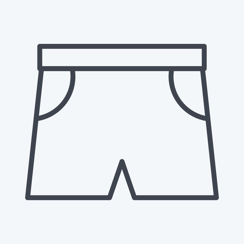 Icon Sports. suitable for Summer symbol. line style. simple design editable. design template vector. simple illustration vector