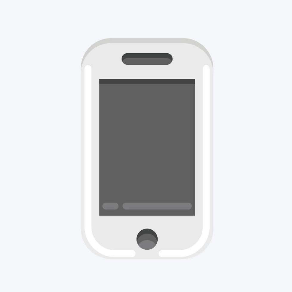 Icon Phone Pocket. suitable for sportswear symbol. flat style. simple design editable. design template vector. simple illustration vector
