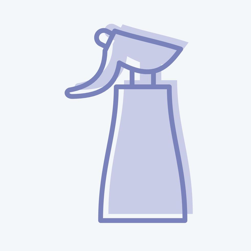 Icon Spray. suitable for Barbershop symbol. two tone style. simple design editable. design template vector. simple illustration vector