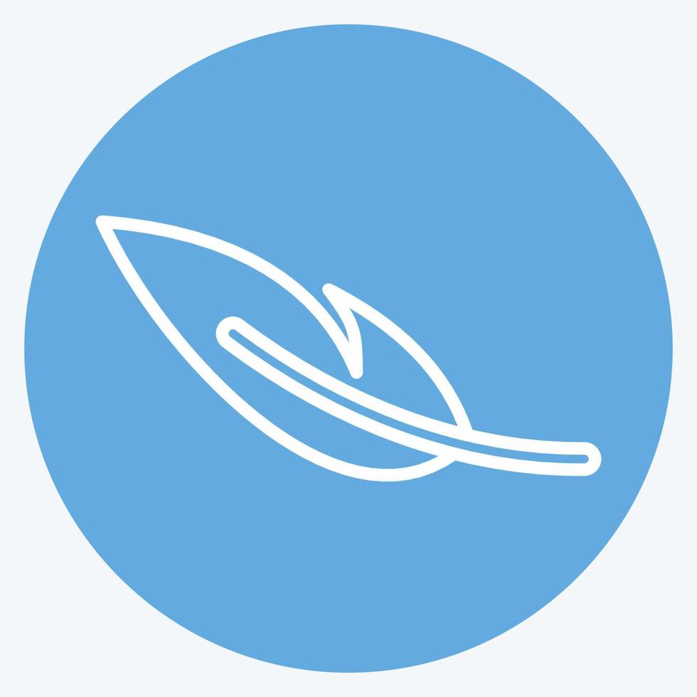 Icon Light Weight. suitable for sportswear symbol. blue eyes style. simple design editable. design template vector. simple illustration vector