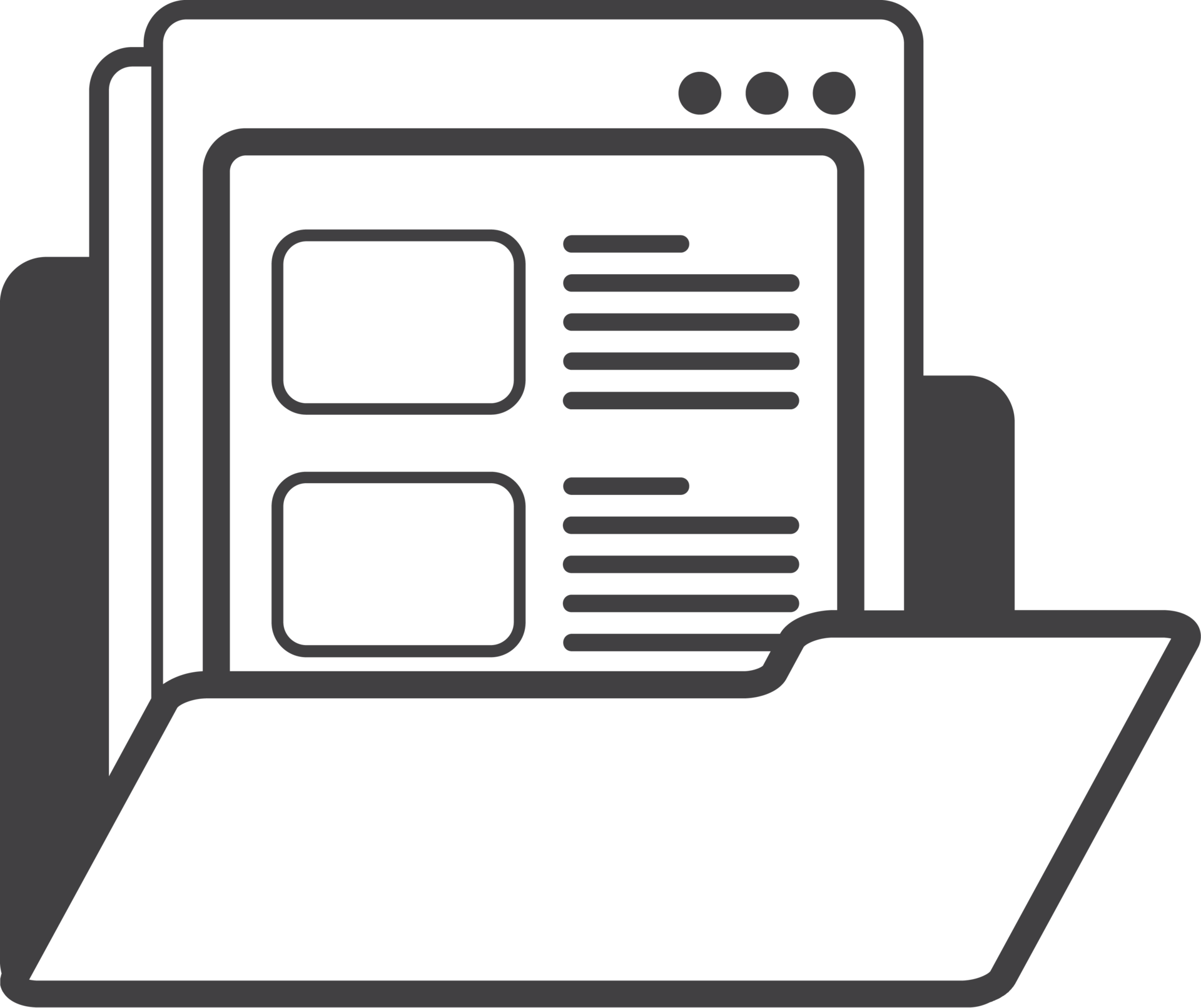 Business icon isolated on transparent background 10789808 PNG