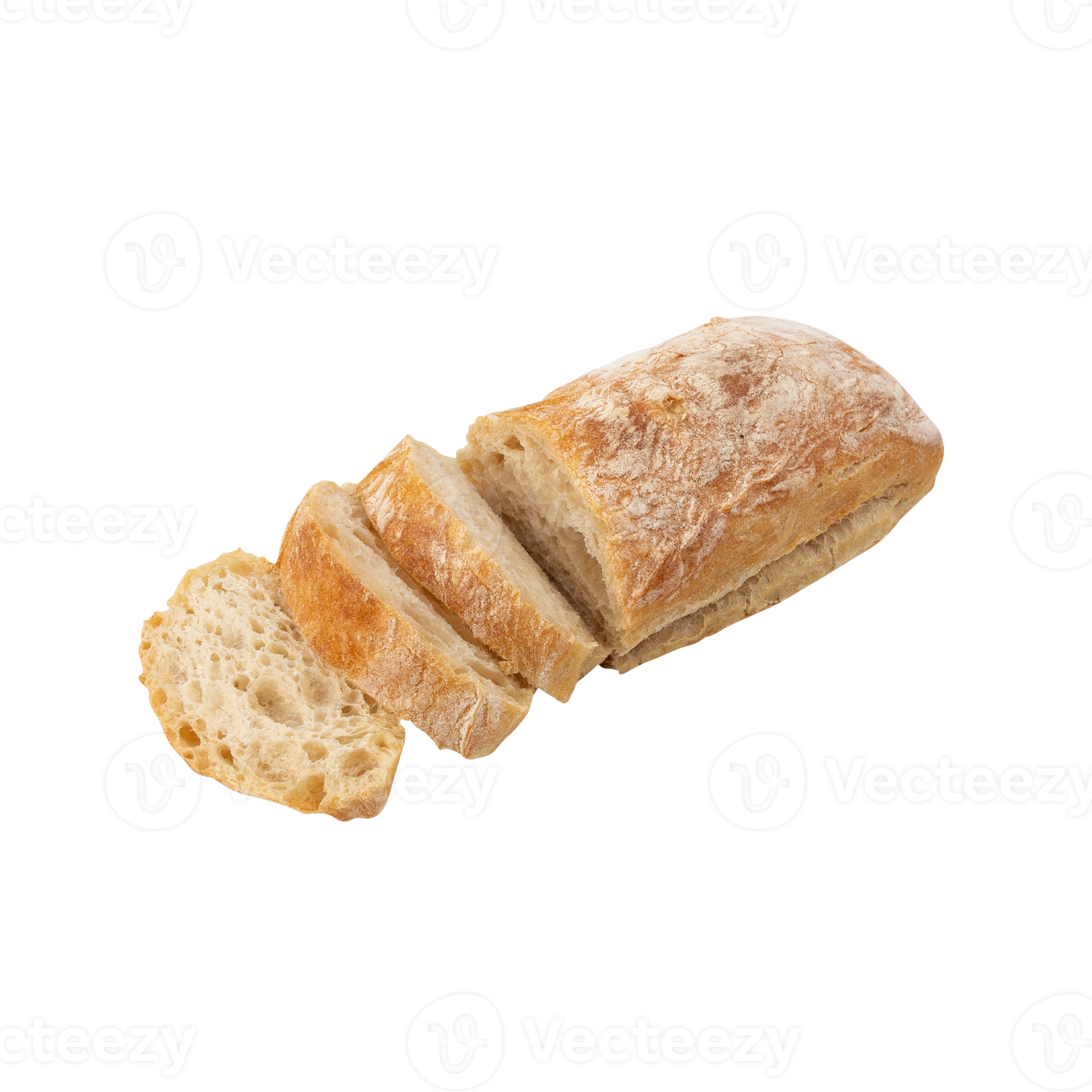 Ciabatta Bread cutout, Png file 10789968 PNG