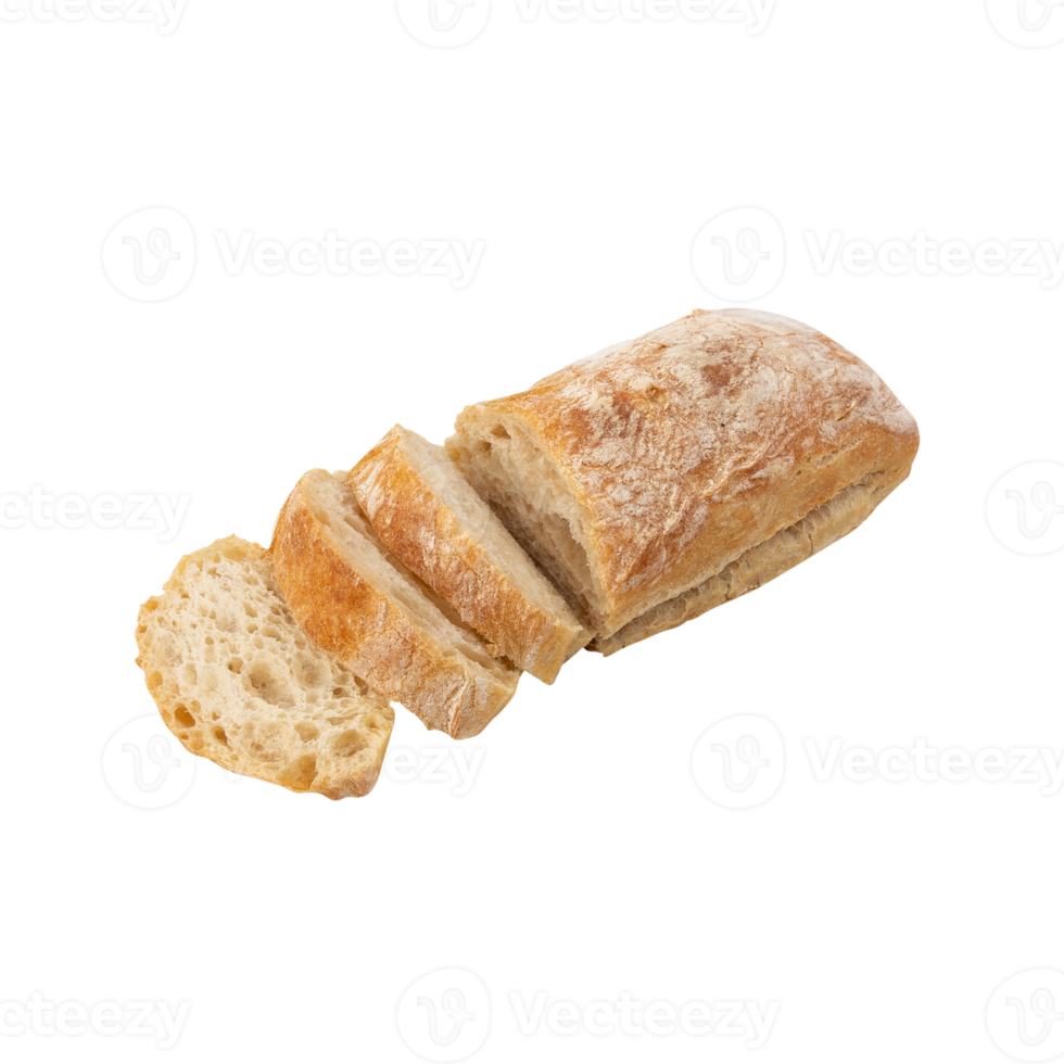 Ciabatta Bread cutout, Png file