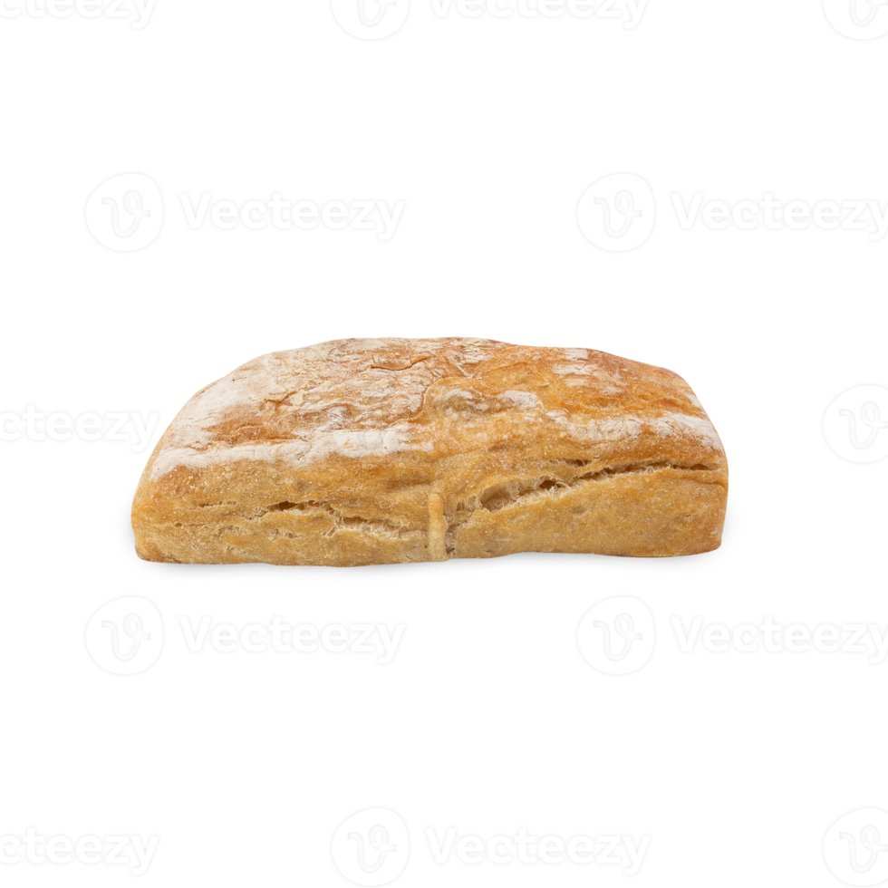 Ciabatta Bread cutout, Png file