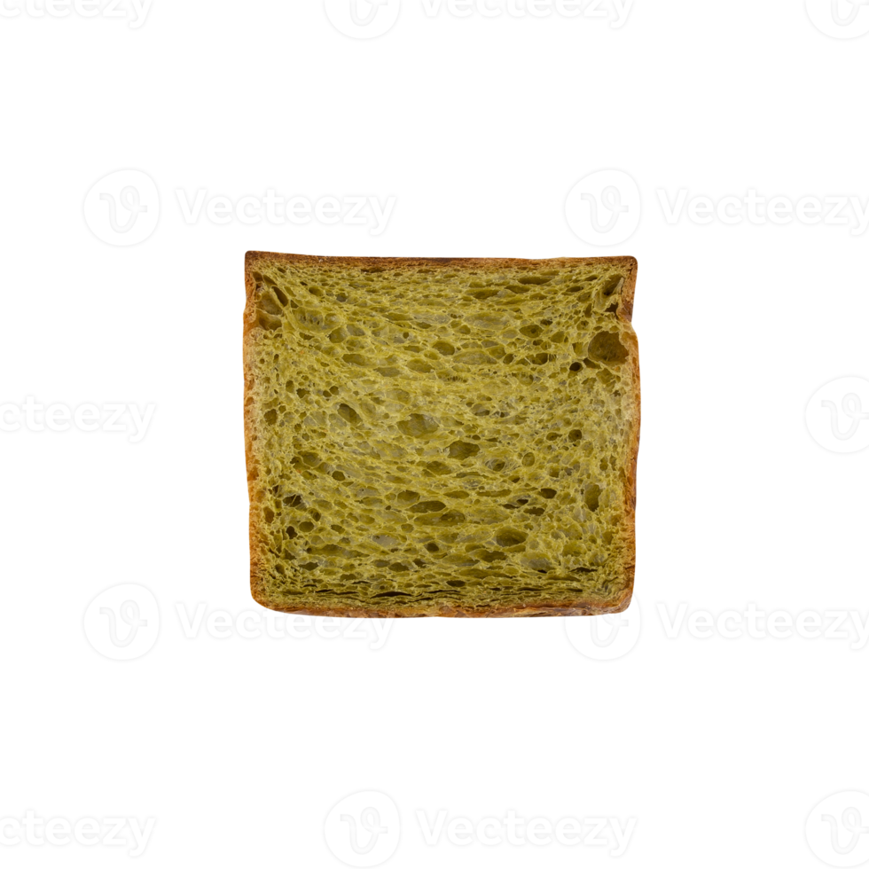 Green Tea Bread cutout, Png file