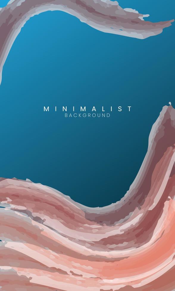 Watercolor Minimalist Background vector
