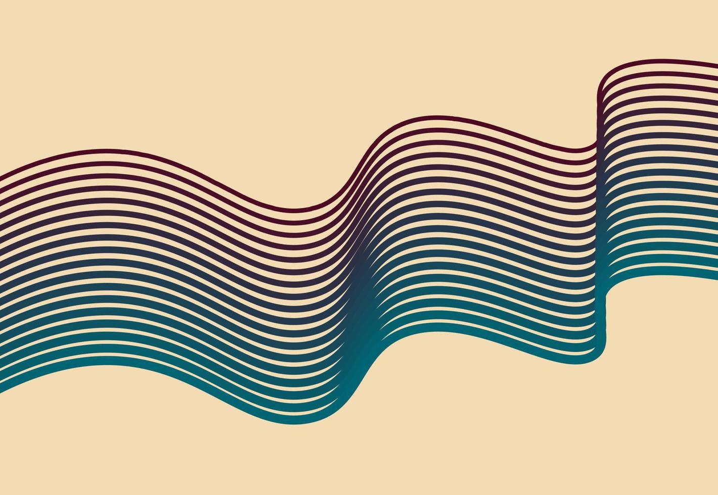 Illusory wavy background vector