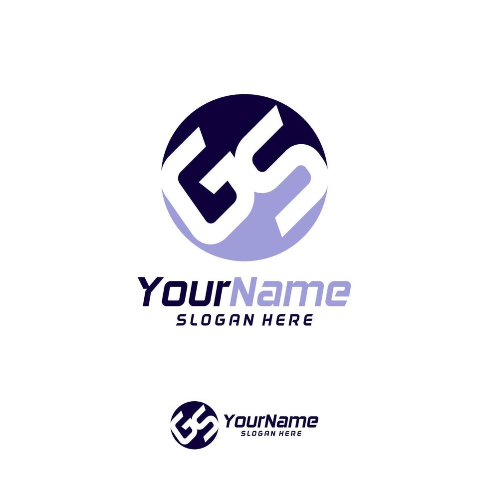Letter SG Logo Design Template. Initial GS logo concept vector. Creative Icon Symbol vector