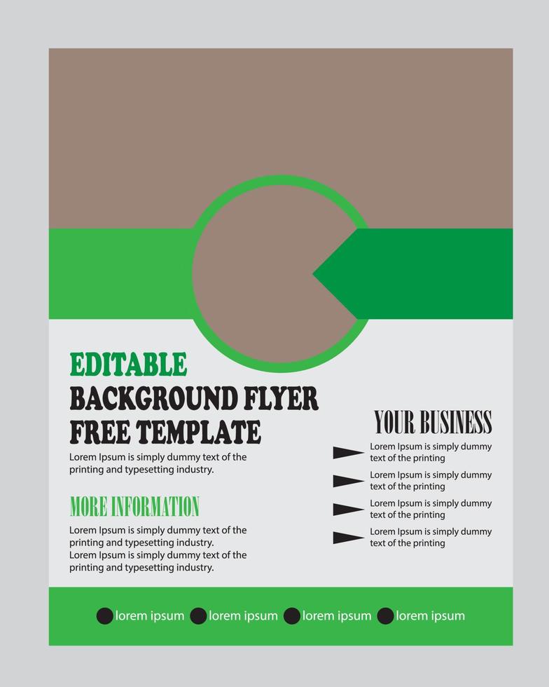 free vector flyer.flyer in A4