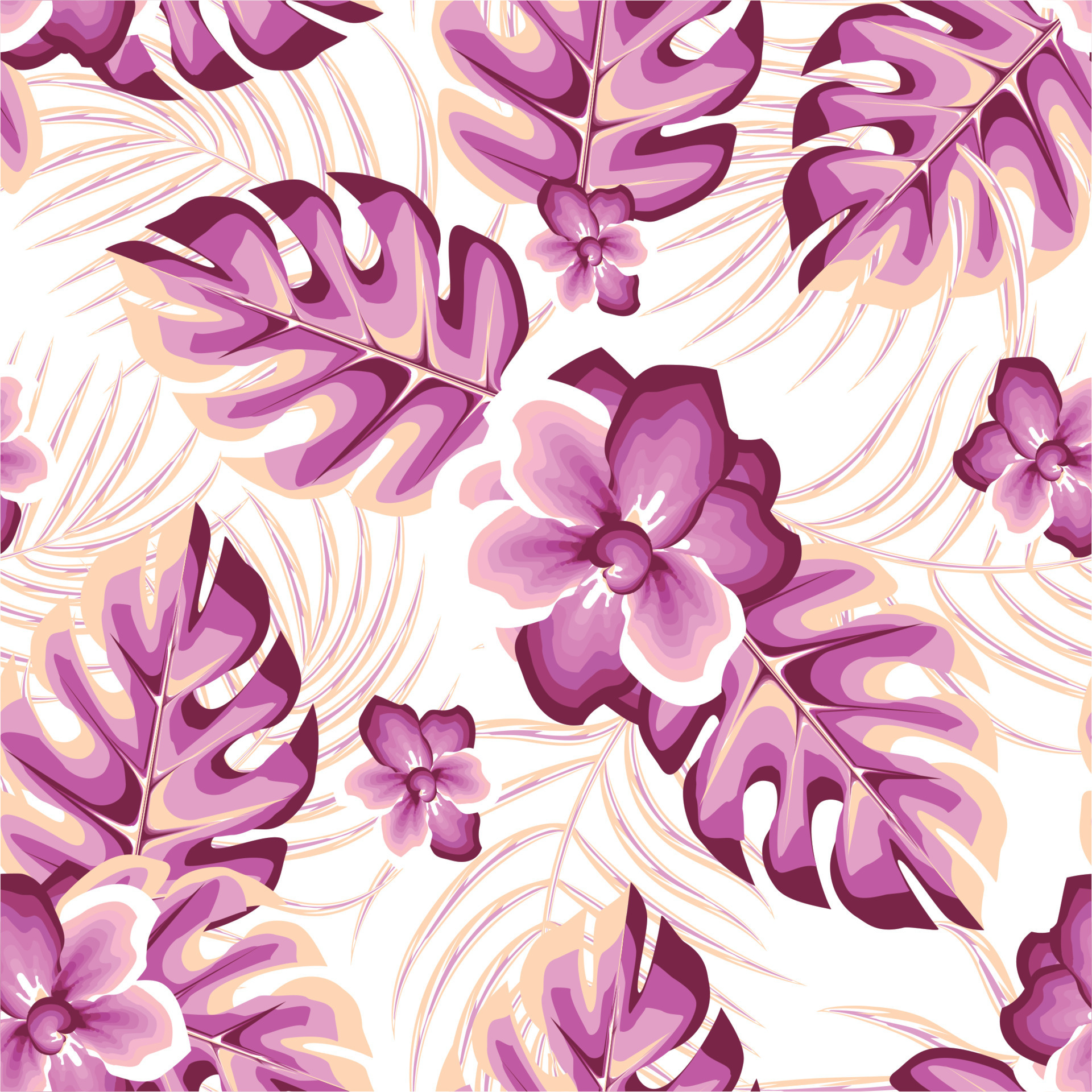 autumn wallpaper seamless pattern with pink jasmine flower and monstera palm leaves on white background. fashionable print texture. Floral background. floral pattern. spring wallpaper. Summer design 10790819 Vector Art at Vecteezy autumn wallpaper seamless pattern with pink jasmine flower and monstera palm leaves on white background. fashionable print texture. Floral background. floral pattern. spring wallpaper. Summer design 10790819 Vector Art at Vecteezy