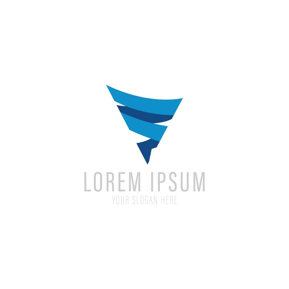 Tornado logo symbol isolated, Typhoon vector illustration. 10791422