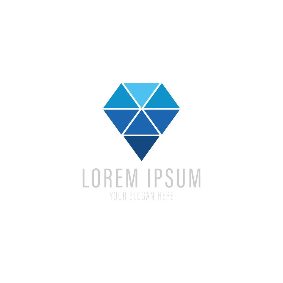 Diamond logo vector design.