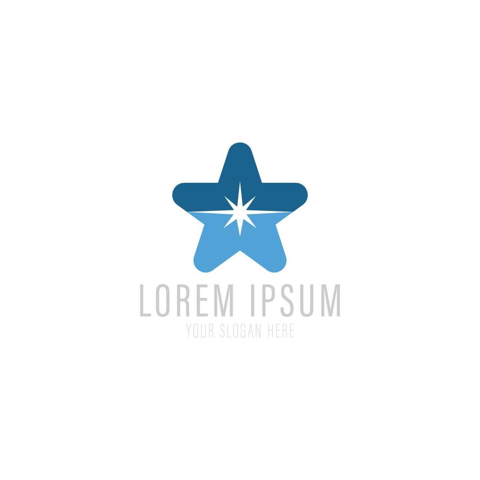 icono de logotipo de estrella y plantilla de logotipo. vector