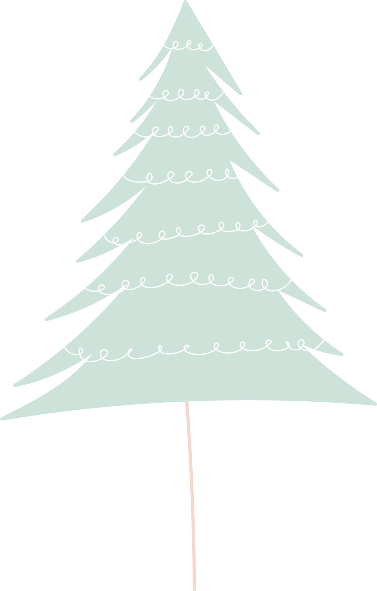 christmas tree cartoon doodle 10791648 PNG