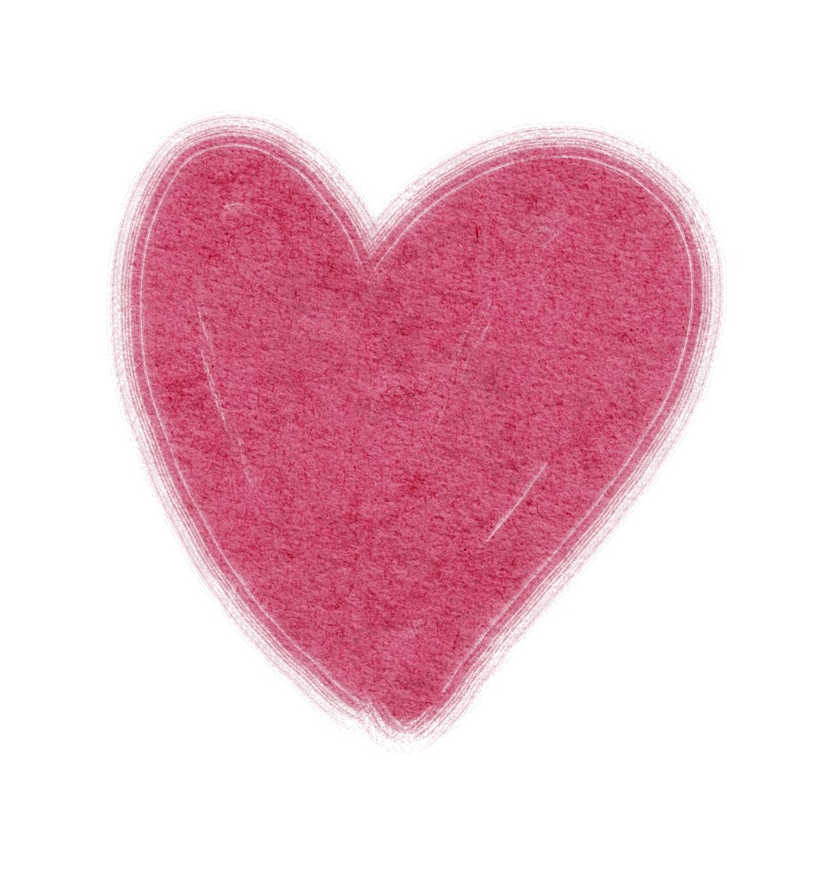 Valentine's Day Hearts hand draw png