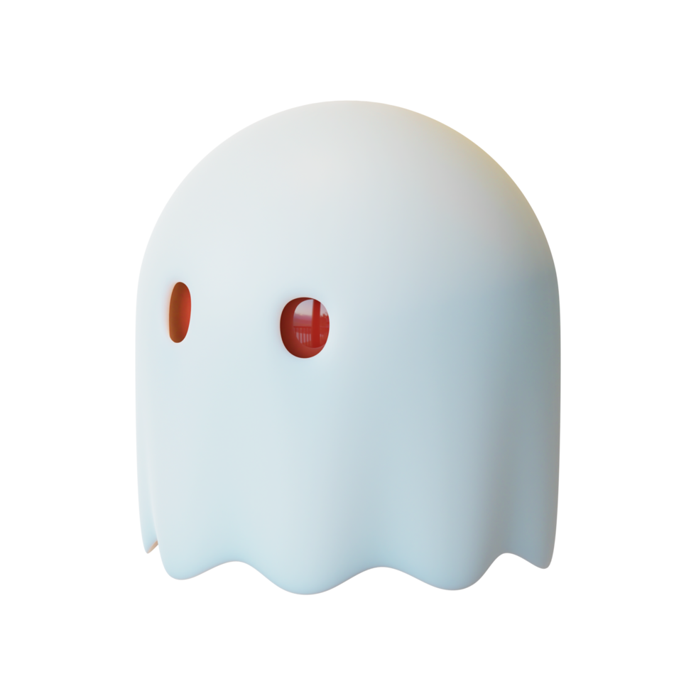 halloween spöke 3d element png