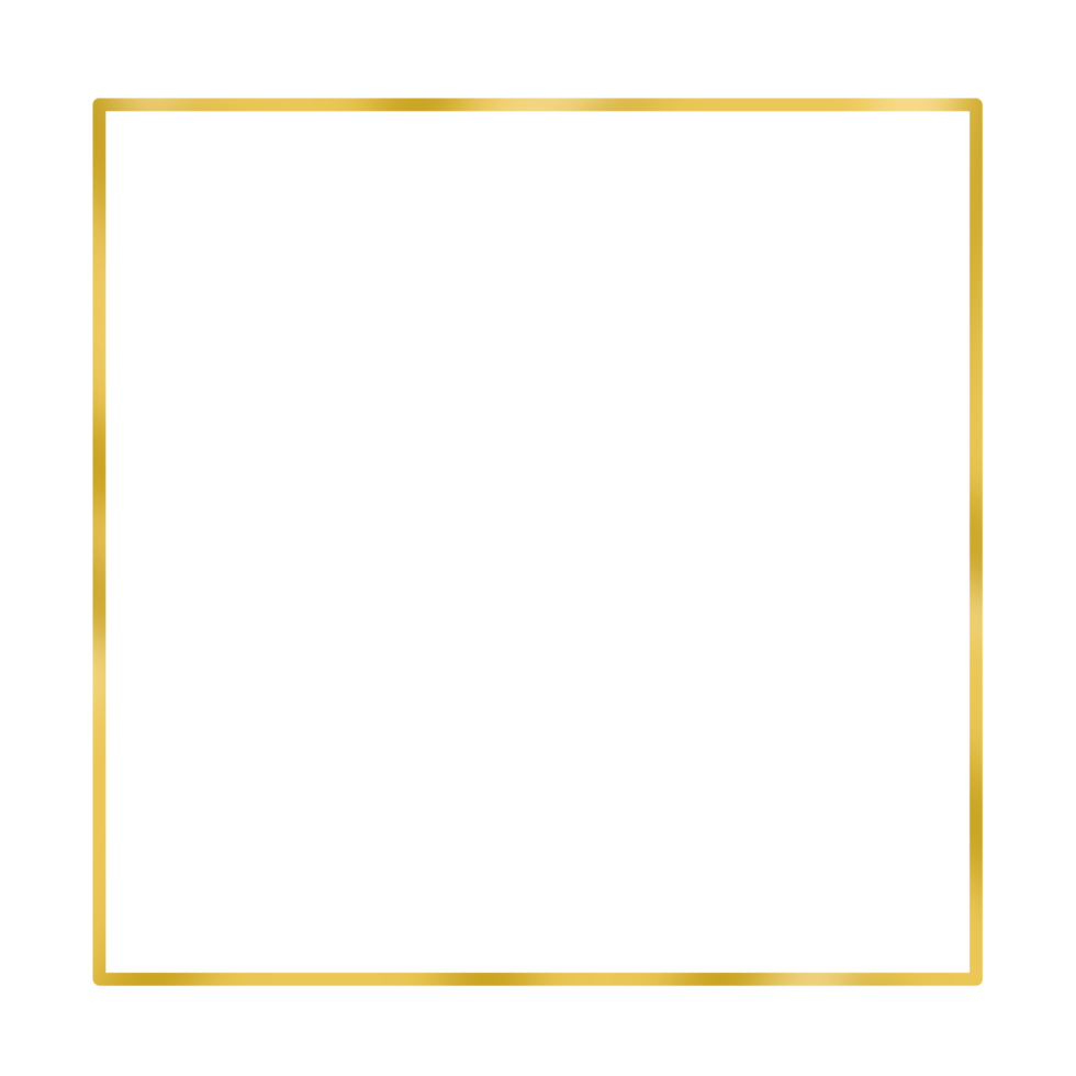 Elegant Golden Frame png