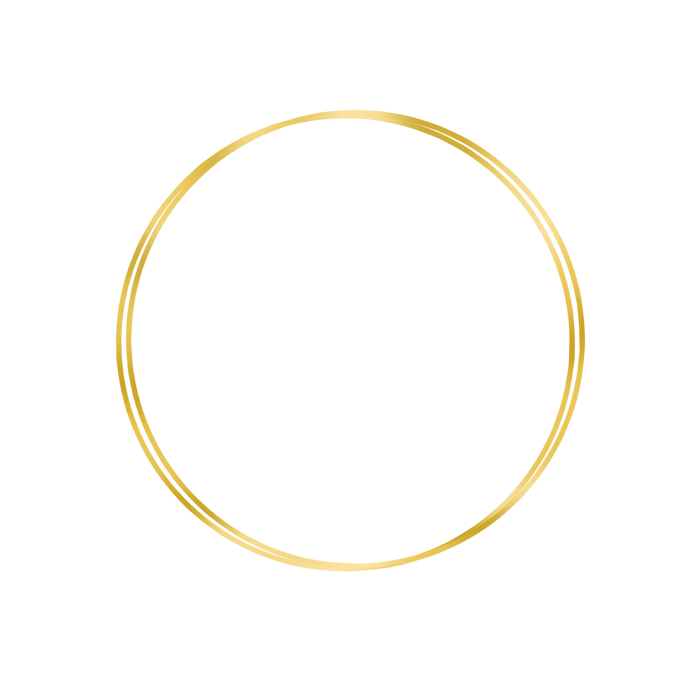 Elegant Golden Frame png