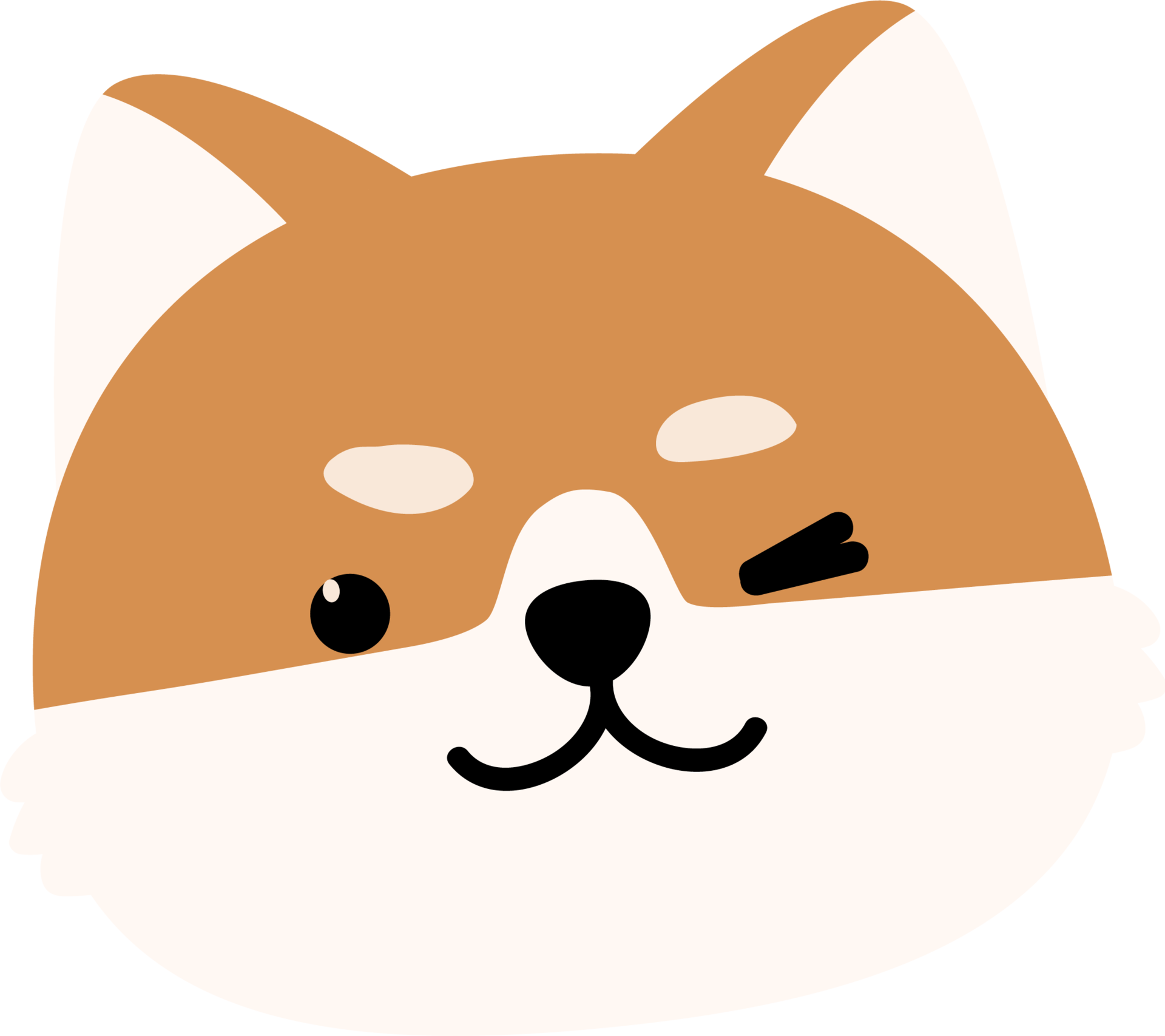 cute shiba inu dog cartoon element 10792520 PNG