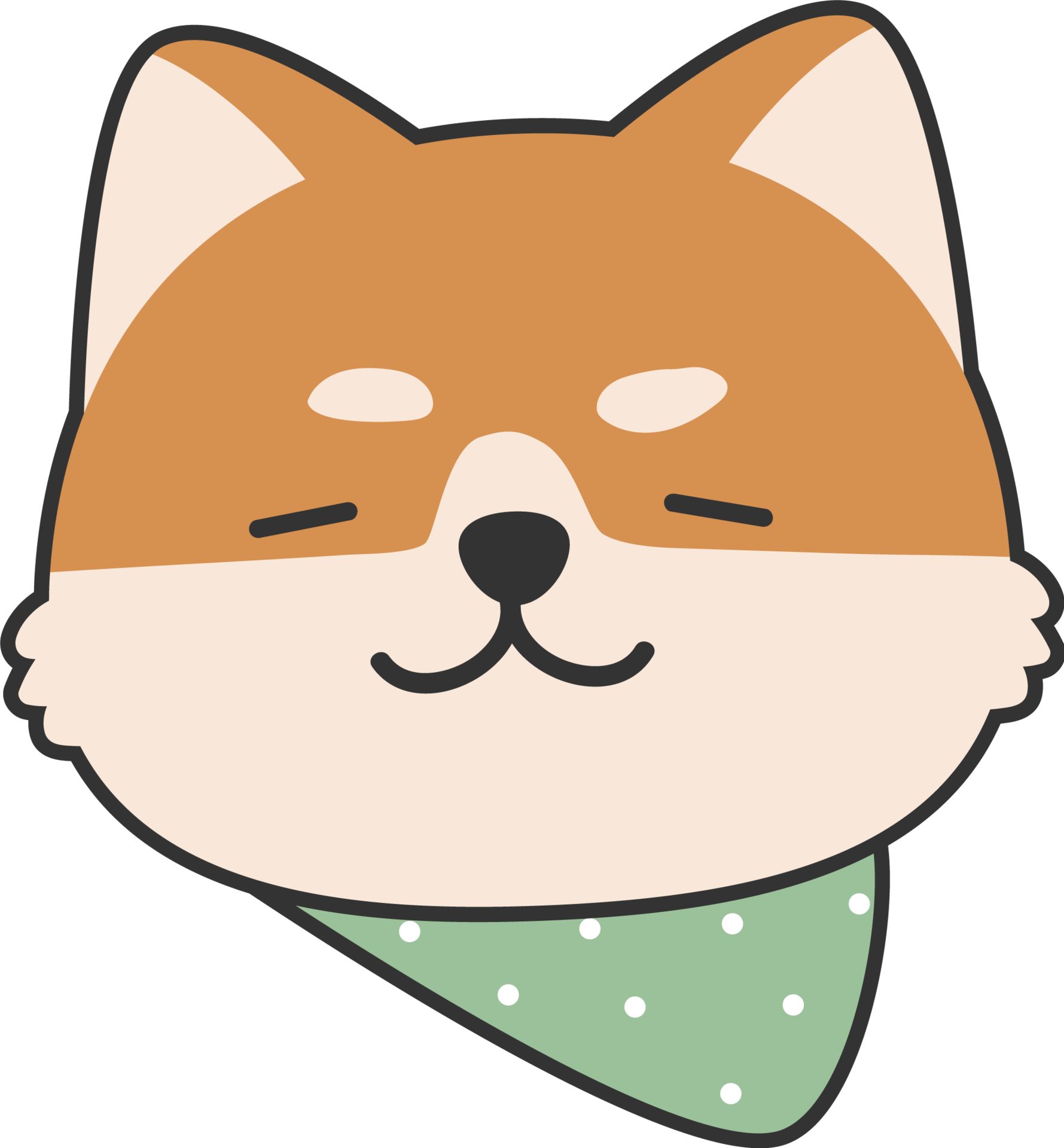 Free cute shiba inu dog cartoon element 10792593 PNG with Transparent  Background