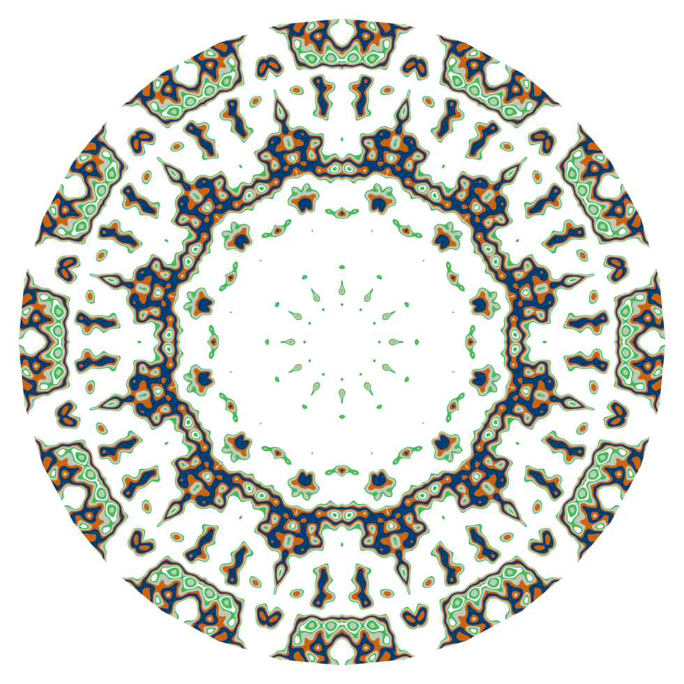 Mandala pattern ornament png