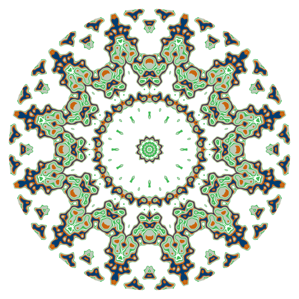 Mandala pattern ornament png