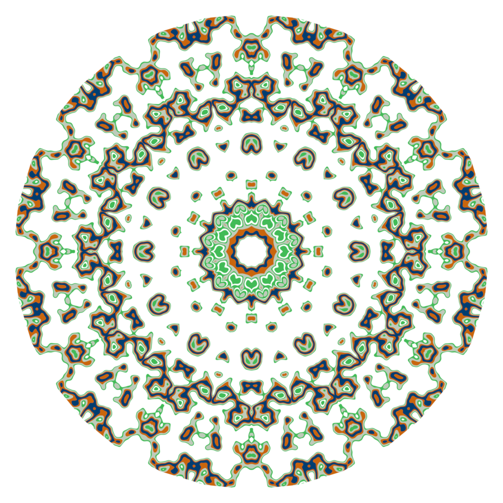 Mandala pattern ornament png