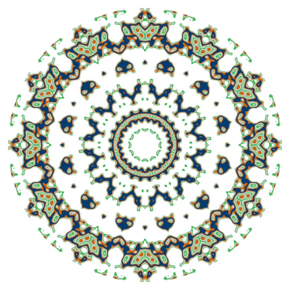 Mandala pattern ornament png