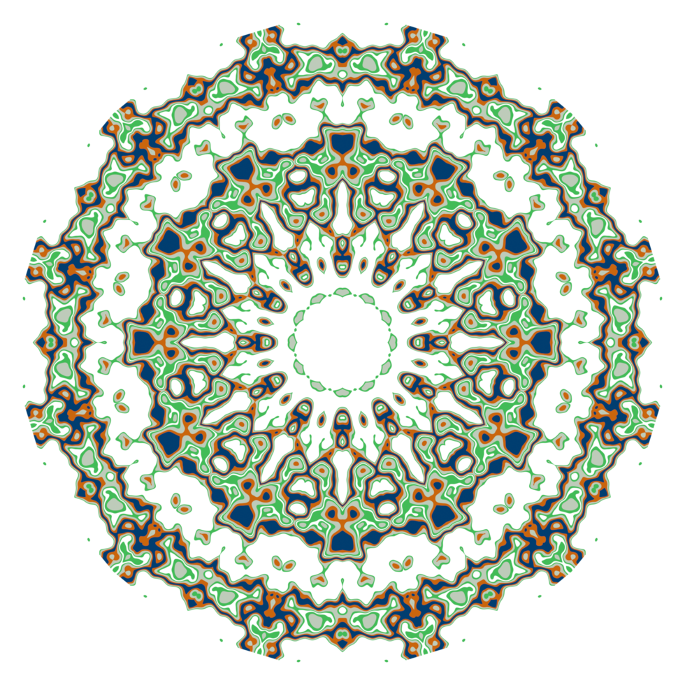 Mandala pattern ornament png