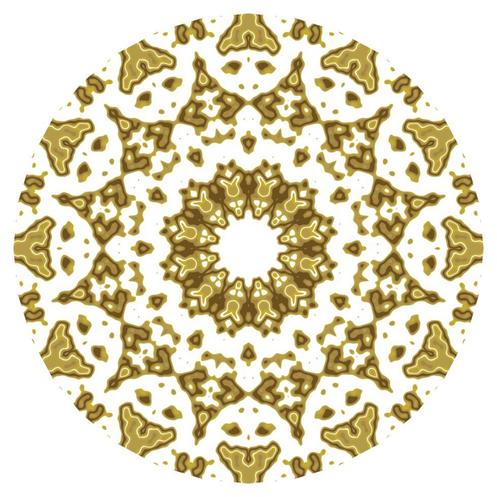 mandala mönster prydnad png