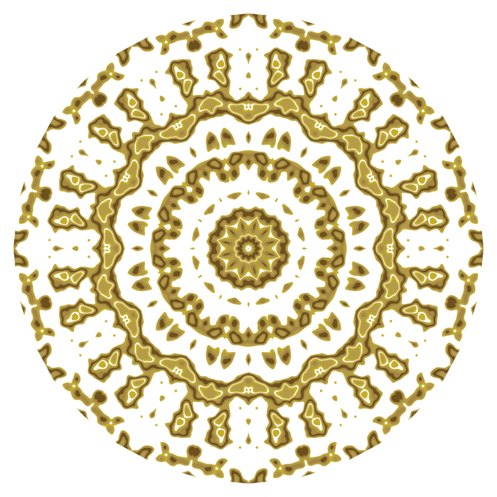 Mandala pattern ornament png