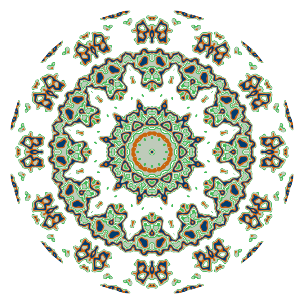 Mandala pattern ornament png