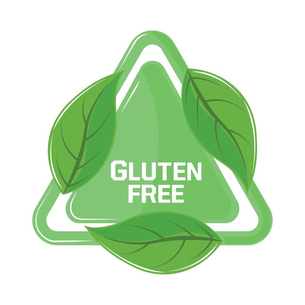 emblema sin gluten vector