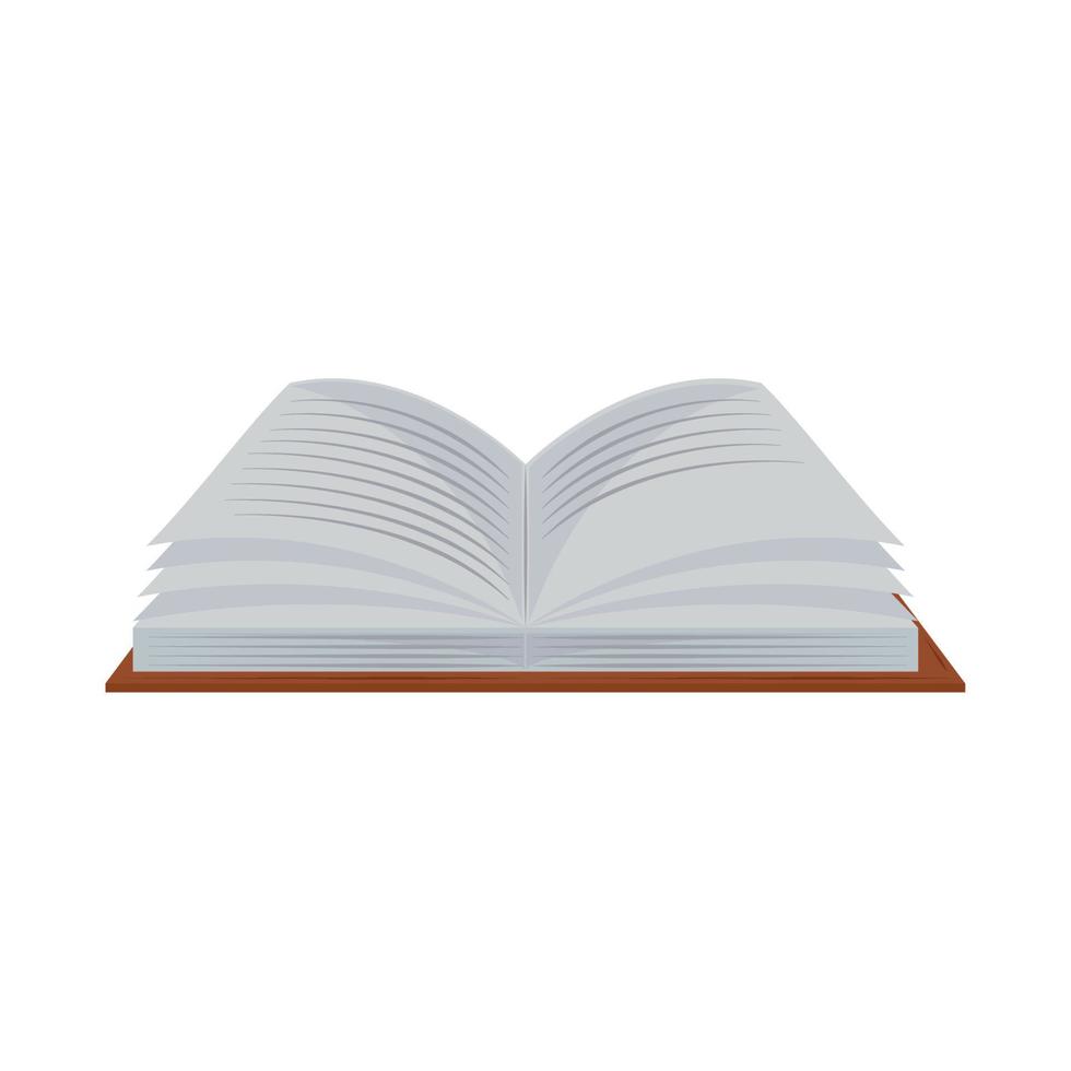 book on white background vector