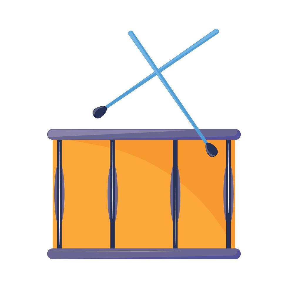 drum and sticks vector
