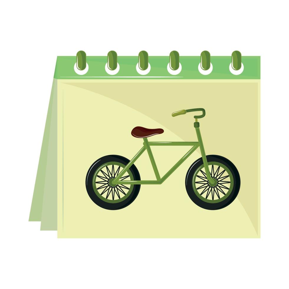 world car free day calendar vector
