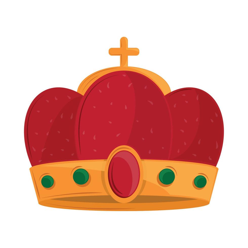 monarchy golden crown vector