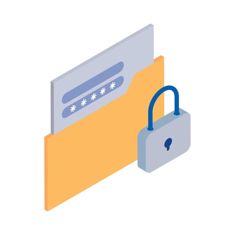 cyber security data vector