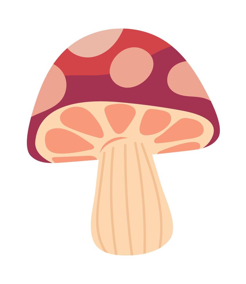 mushroom cartoon icon vector