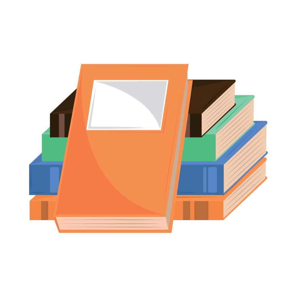 pile of books vector